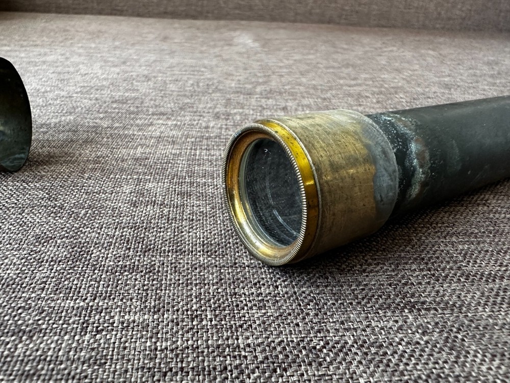 level or theodolite pipe 1900s Vintage surveying tool