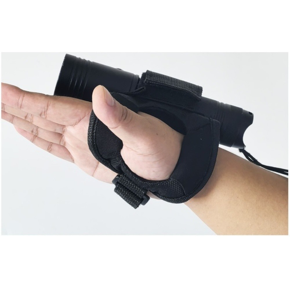 Secure Flashlight Wrist Strap Neoprene 20mm to 38mm Diameter Compatibility