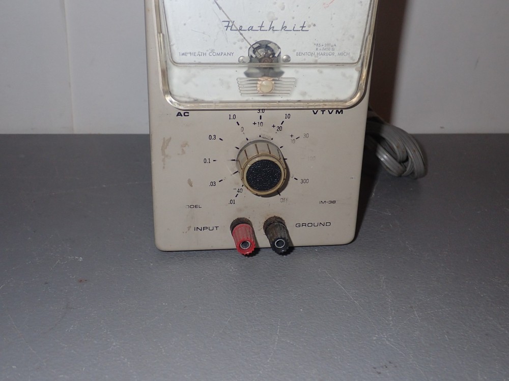 Heathkit IM38 VTVM Vacuum Tube Voltmeter