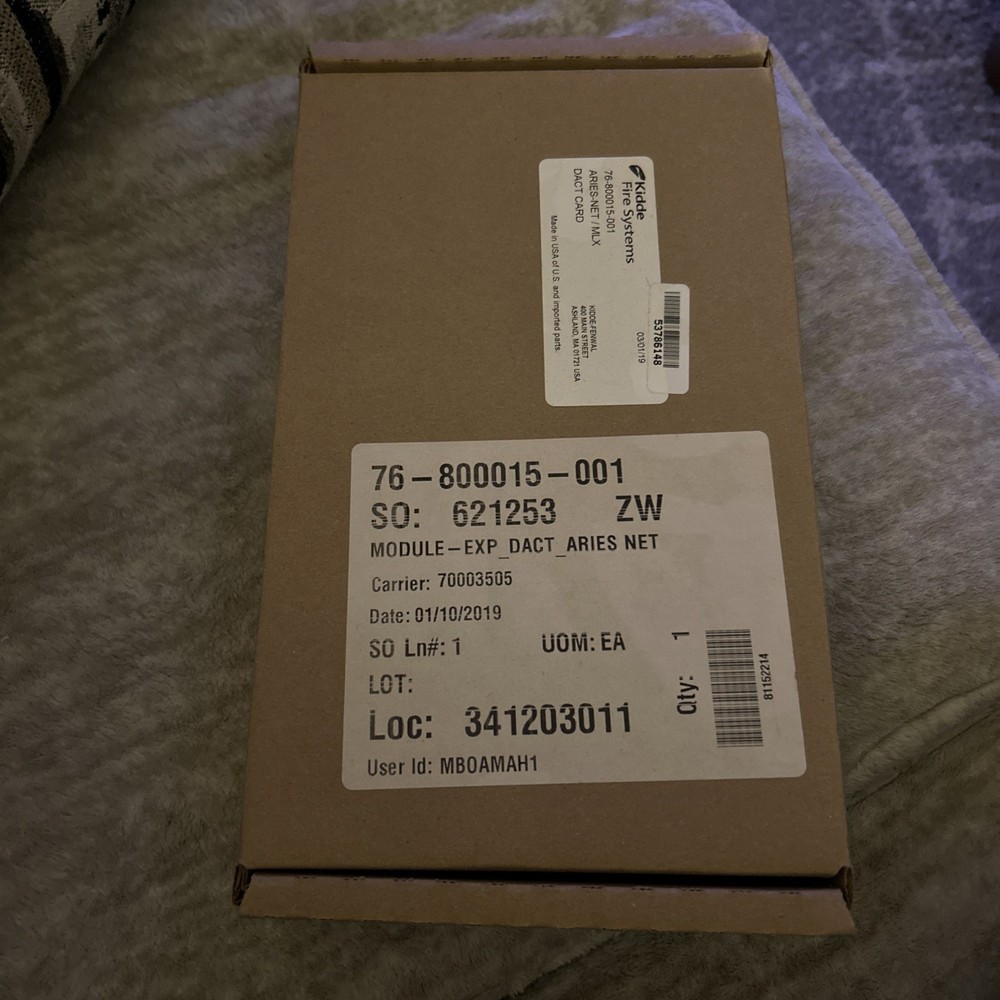 Kidde 76-800016-001 Module - Exp dact Aries Net