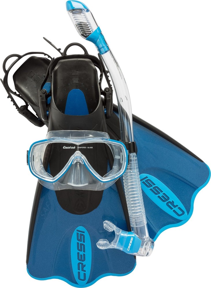 Cressi Palau SAF Set, Blue, S/M [Duplicate]