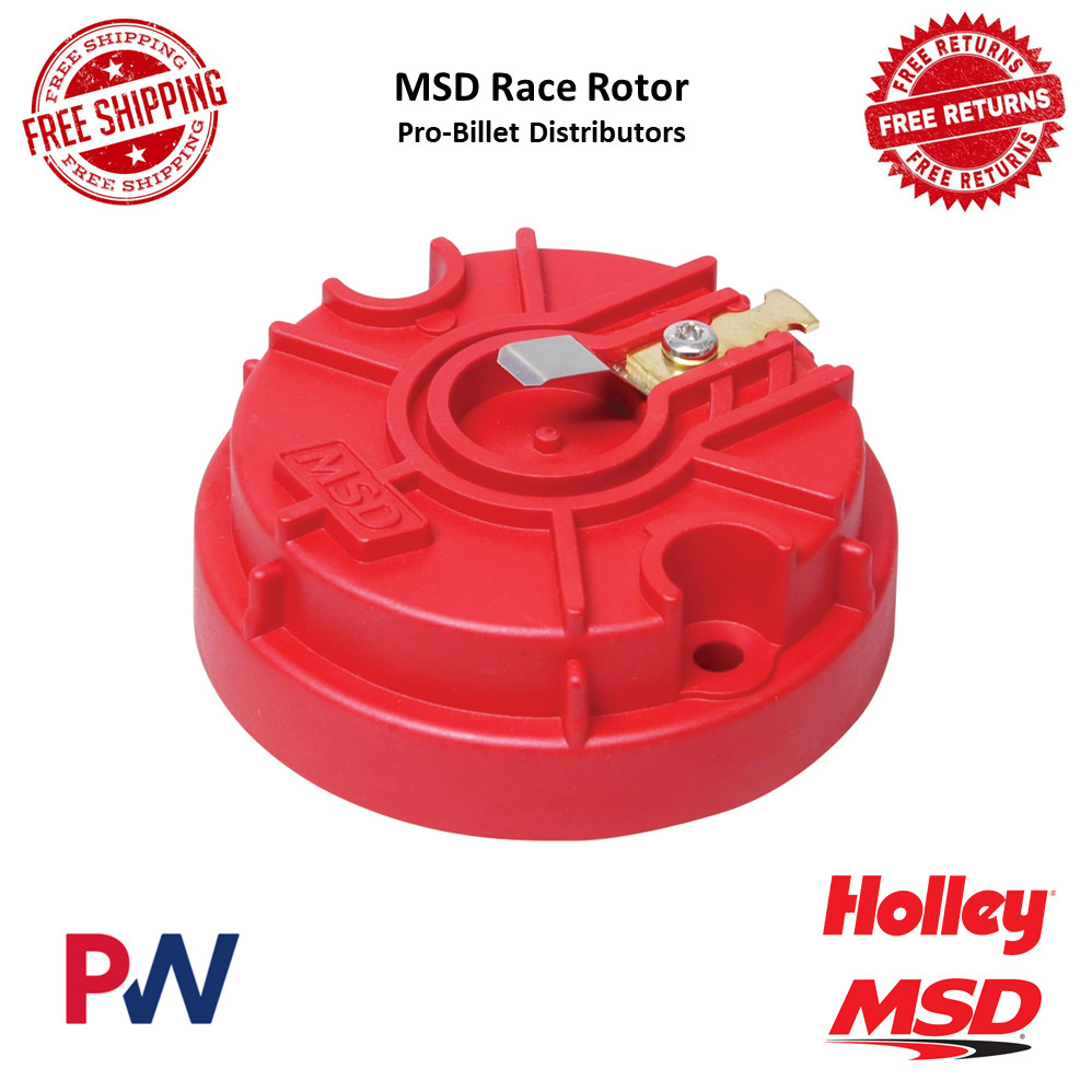 MSD Replacement Racing Rotor Red Rynite For Various Pro-Billet Distributor #8467