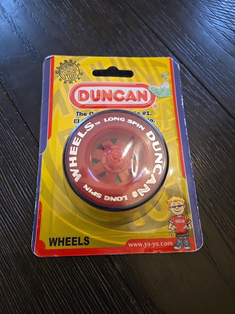 DUNCAN WHEELS YO-YO  long spin