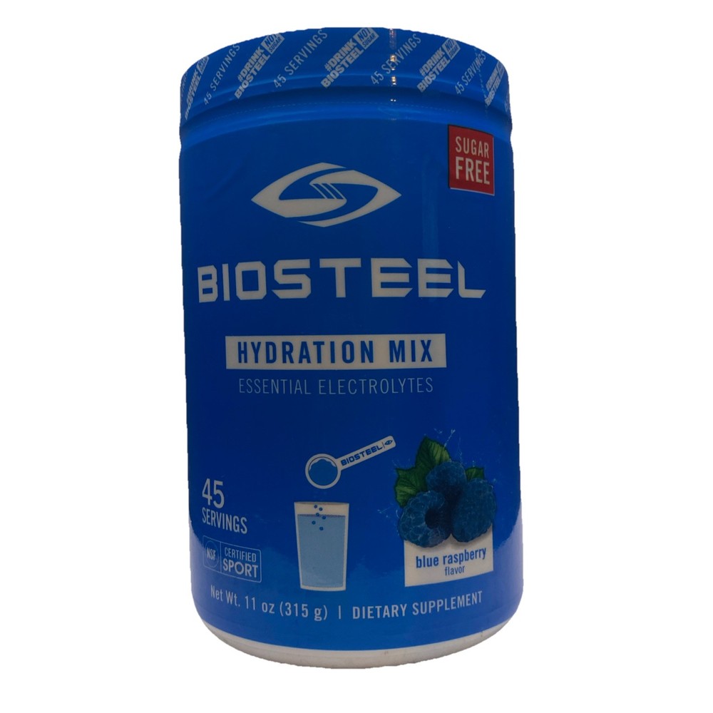 BioSteel Hydration Mix Blue Raspberry (45 Servings) Endurance Energy Performance