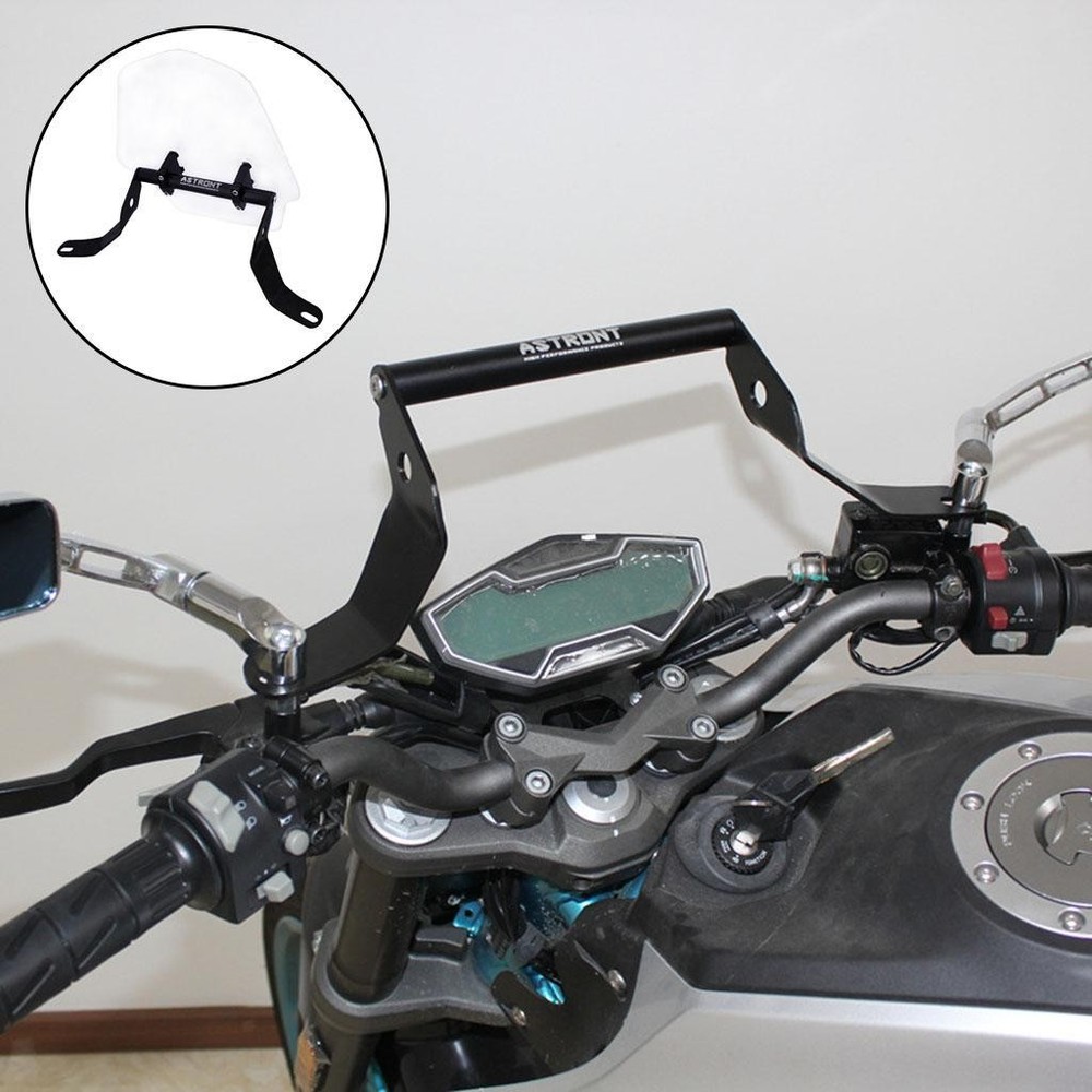 Universal Scooter Motorcycle Clear Windshield Windscreen,