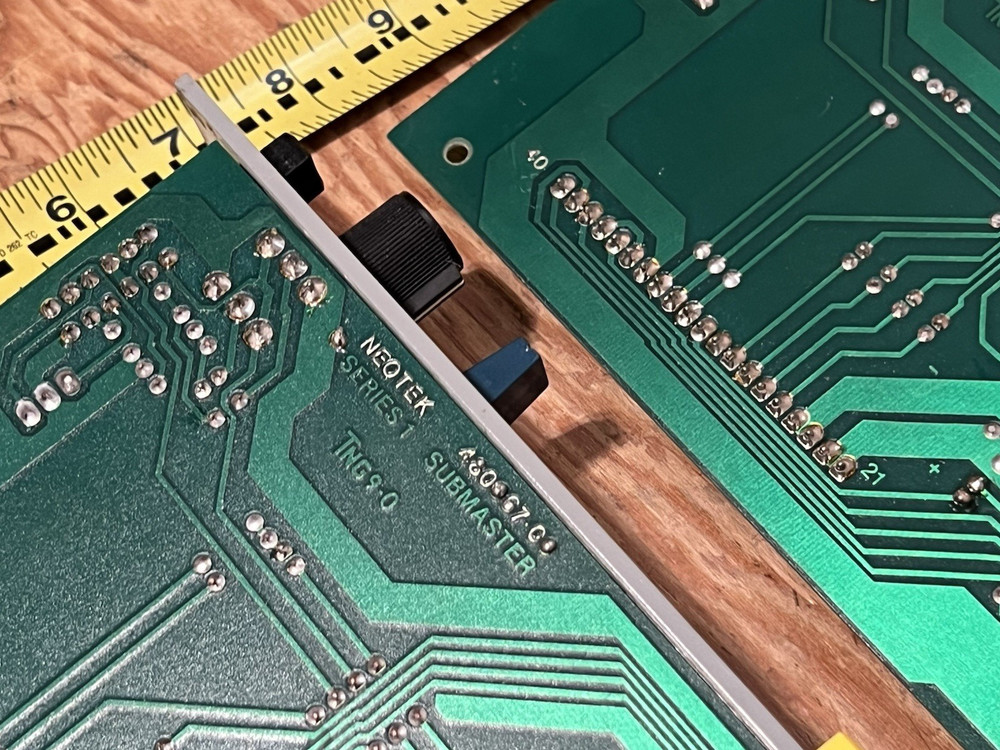 pair vintage 1982-83 Neotek Series I submaster console strips modules