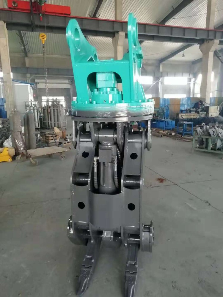 Excavator Hydraulic Grapple Rotating Grab For 4-6 ton Excavator Attachment