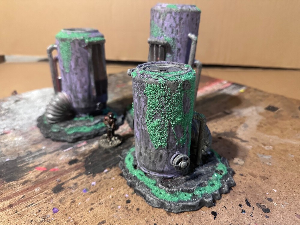 Sci-Fi Terrain pieces .20 – Tabletop Gaming scratch built.
