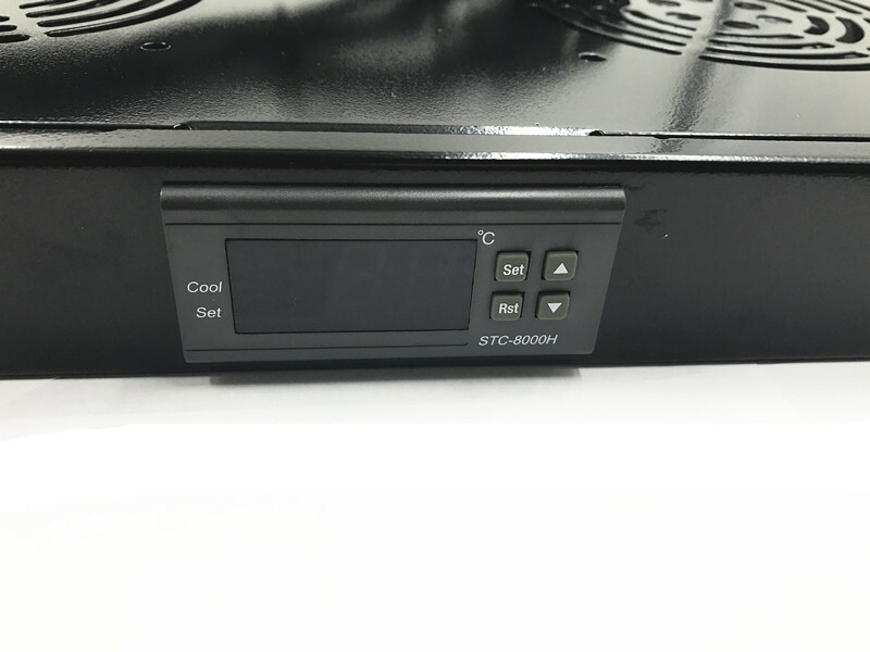 Rack Mount Server Digital Temperature Control Unit with fan system110V 1U