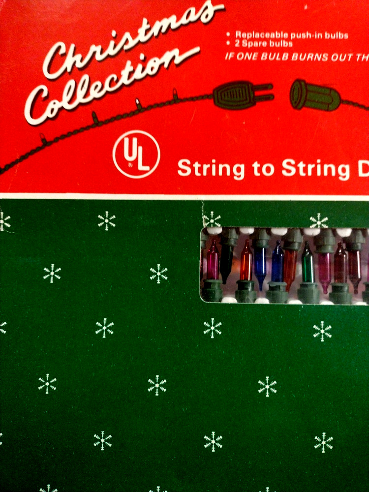 100 Christmas Light Set String To String Multicolor Outdoor/Indoor