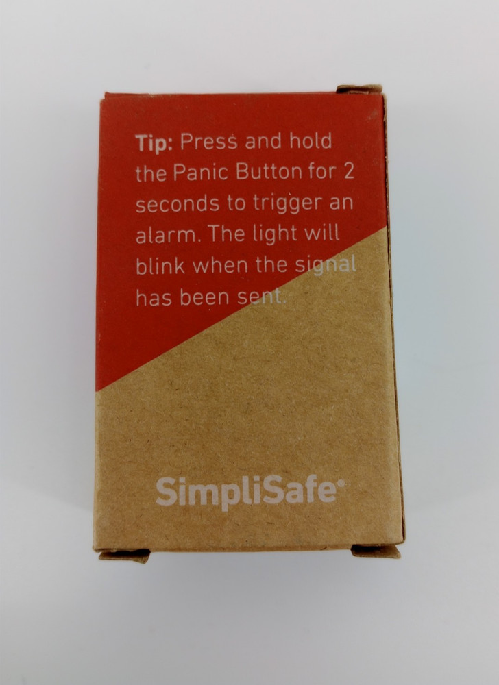 SimpliSafe Panic Button Model PB3 White Home Security System Open Box