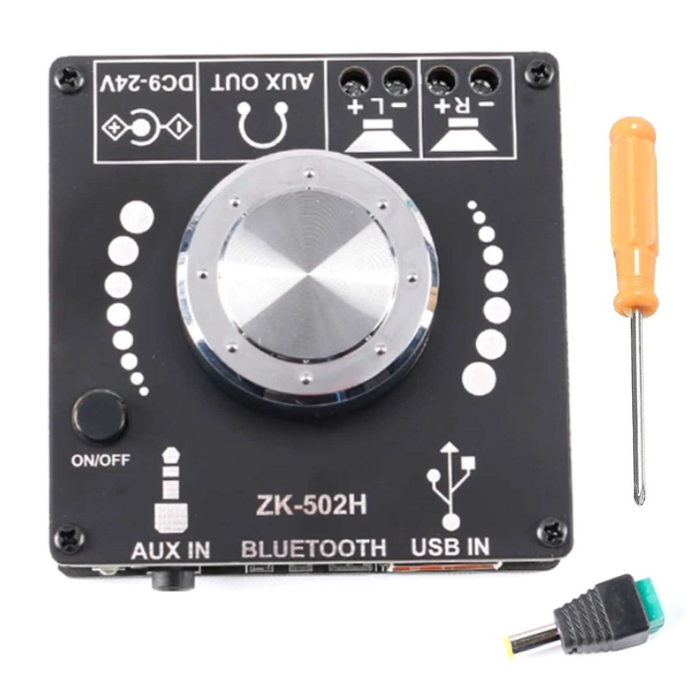 Overvoltage HIFI 2.0 Digital Power Amplifier Board Kits Bluetooth USB