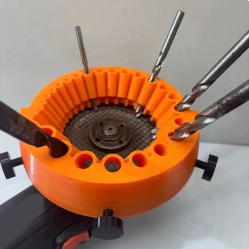 Power Drill Bit Grinding Attachment with Advanced Design Features for Sharpening
