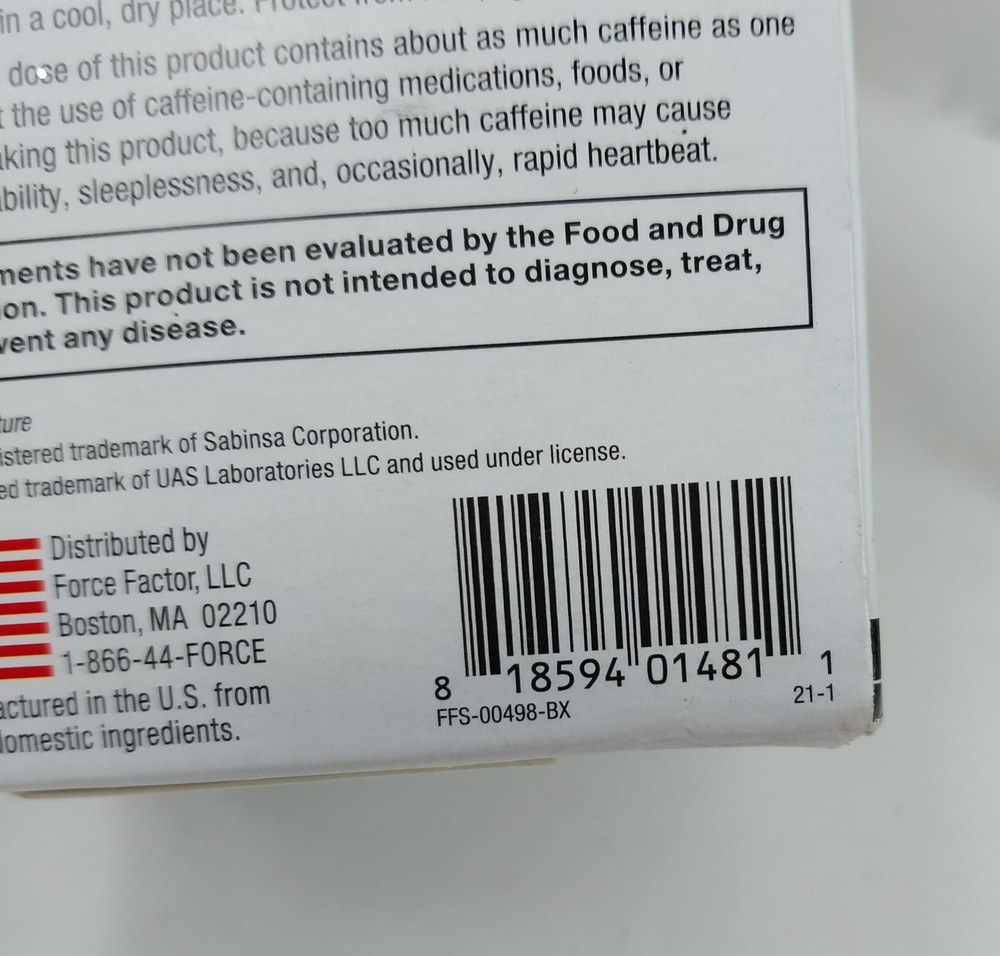 Force Factor ProbioSlim Extra Strength Probiotic30 BillionReduce Bloat