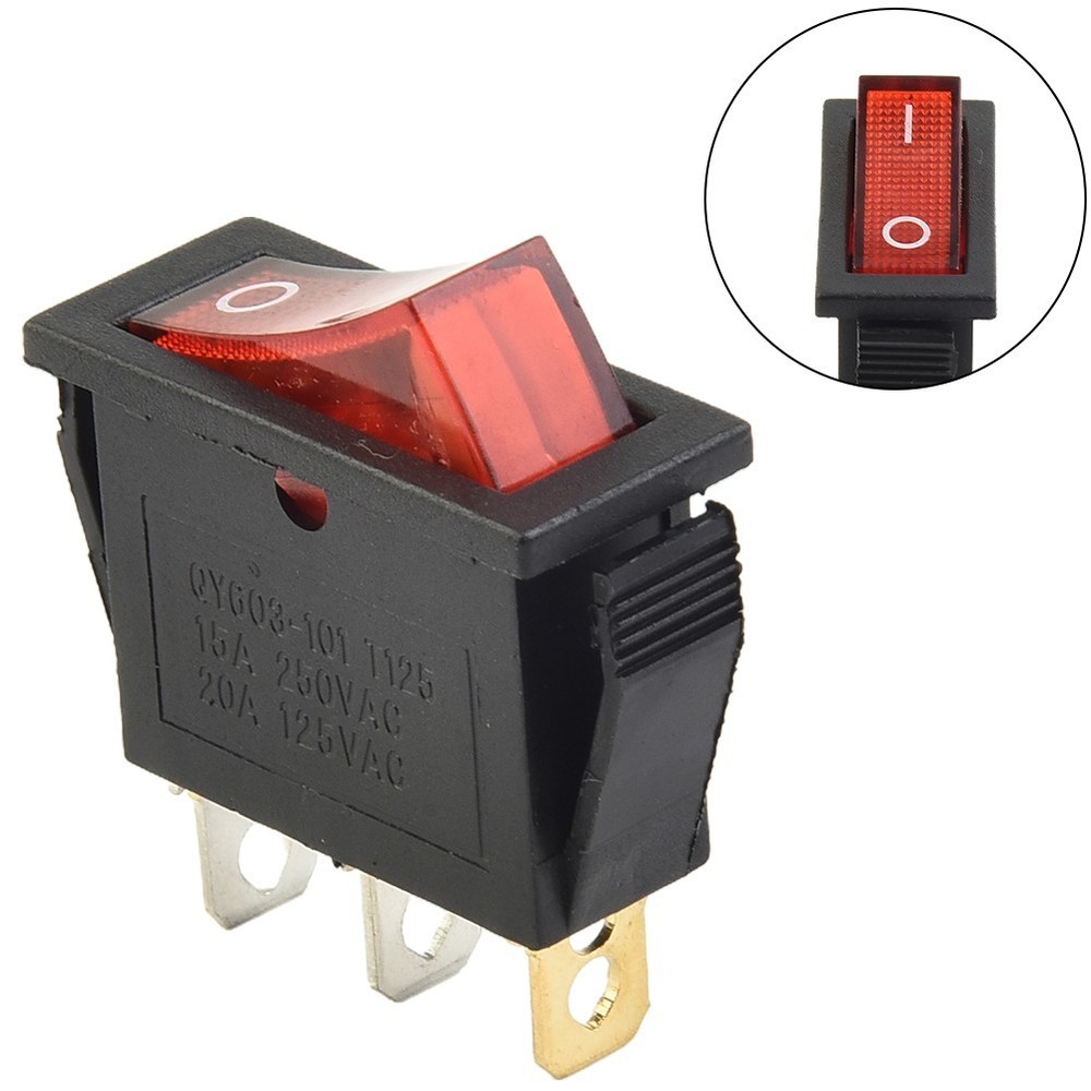2. Gear Red with Light On-Off 3pin Easy Installation with Plug Terminals