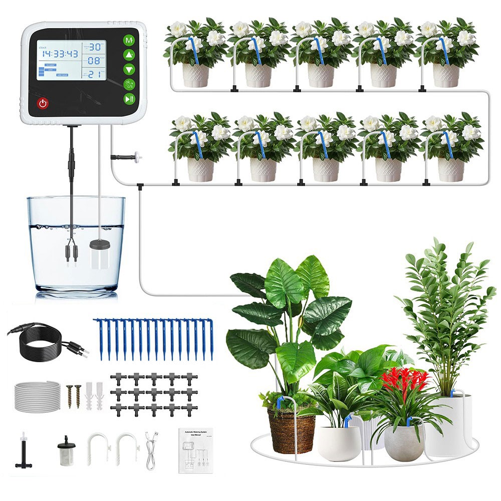 NEW 15m irrigation system plant irrigation automatic system with timer kit