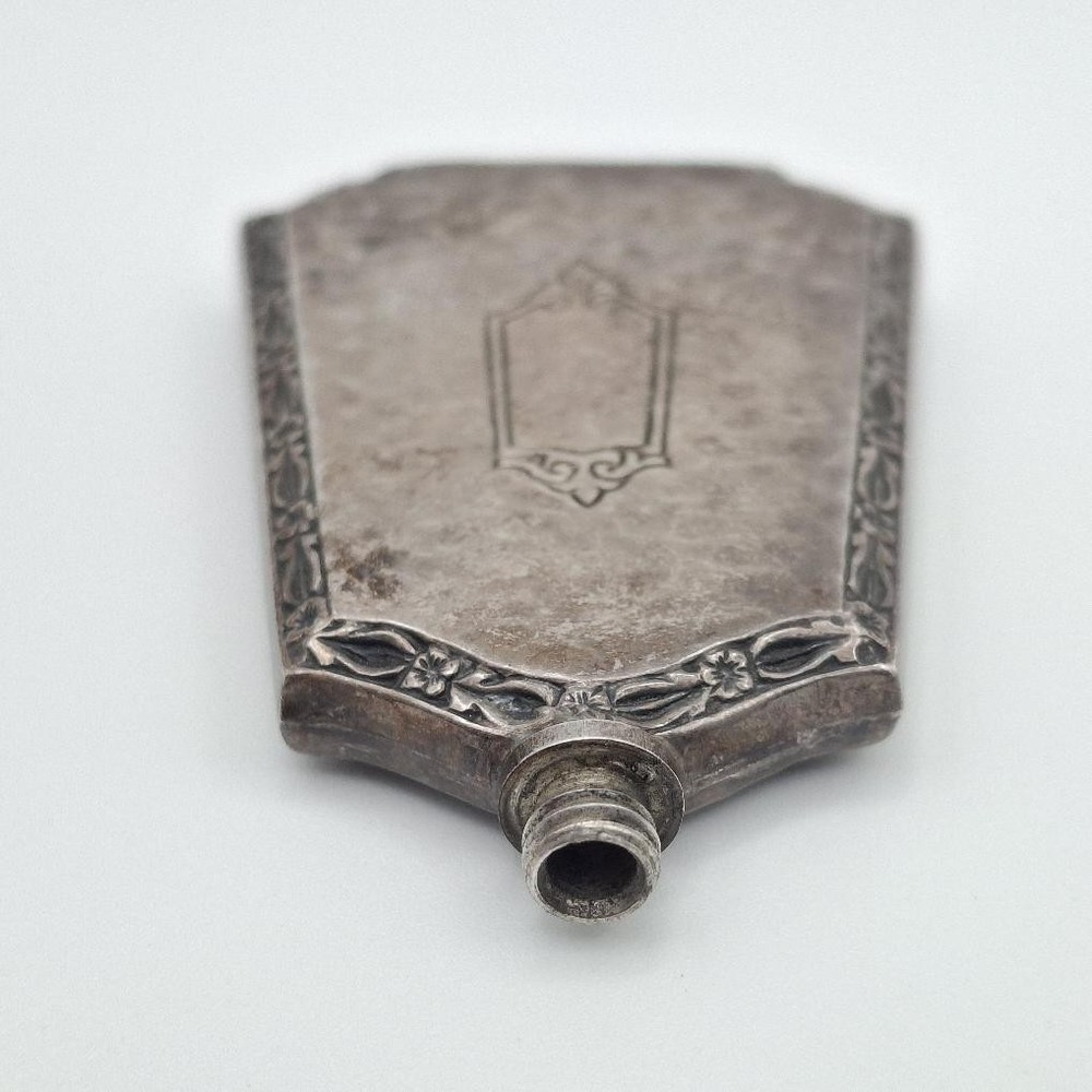Antique 925 Sterling Silver Pi Lambda Phi PILAM Perfume Flask Vial Bottle w/ Lid