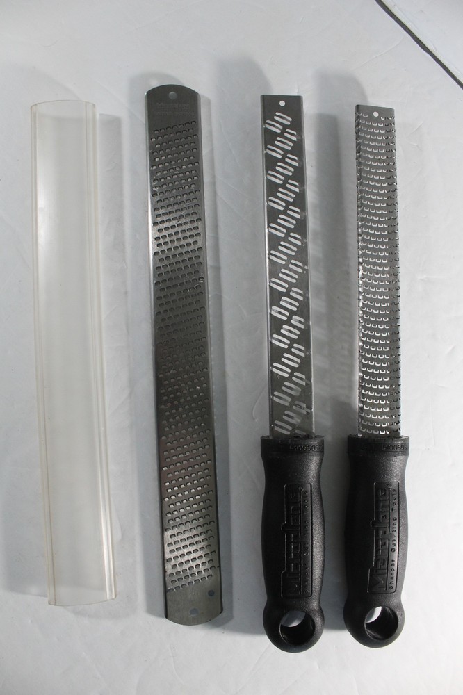 Microplane Zester Lot: 2 - 8" Coarse & Med., and Fine 12"