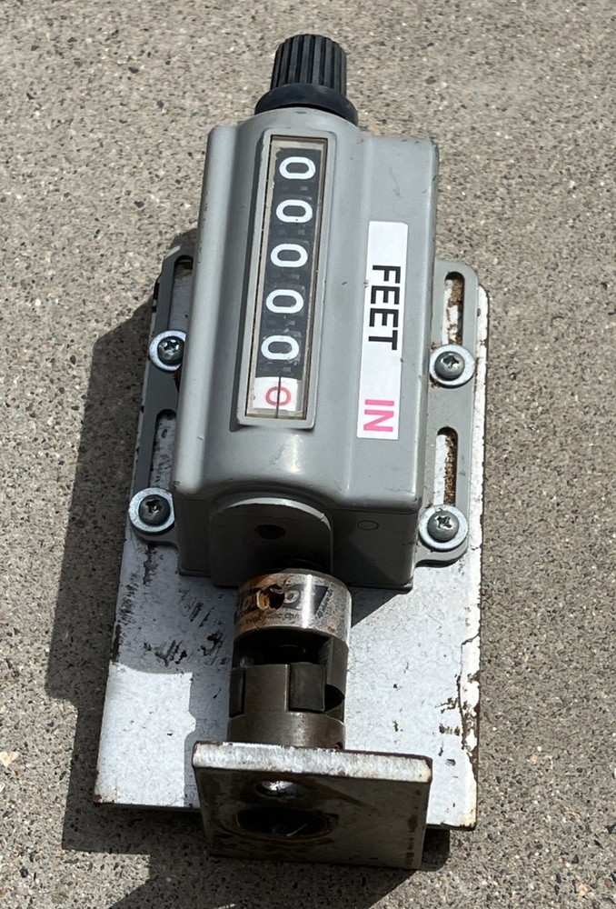 Veeder-Root Mechanical Counter 6 Digit Analog Totalizer Made USA