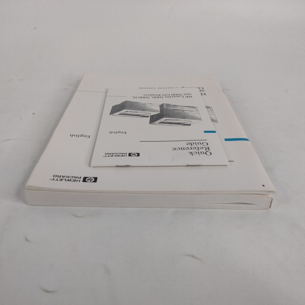 HP LaserJet 5000 User's Guide, Getting Started Guide, Quick Reference Guide