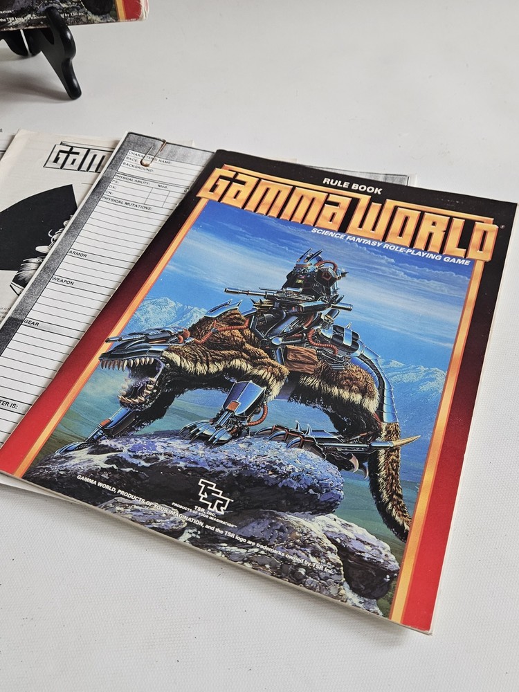 Gamma World RPG 3rd Edition Box Set 3e With Paperwork
