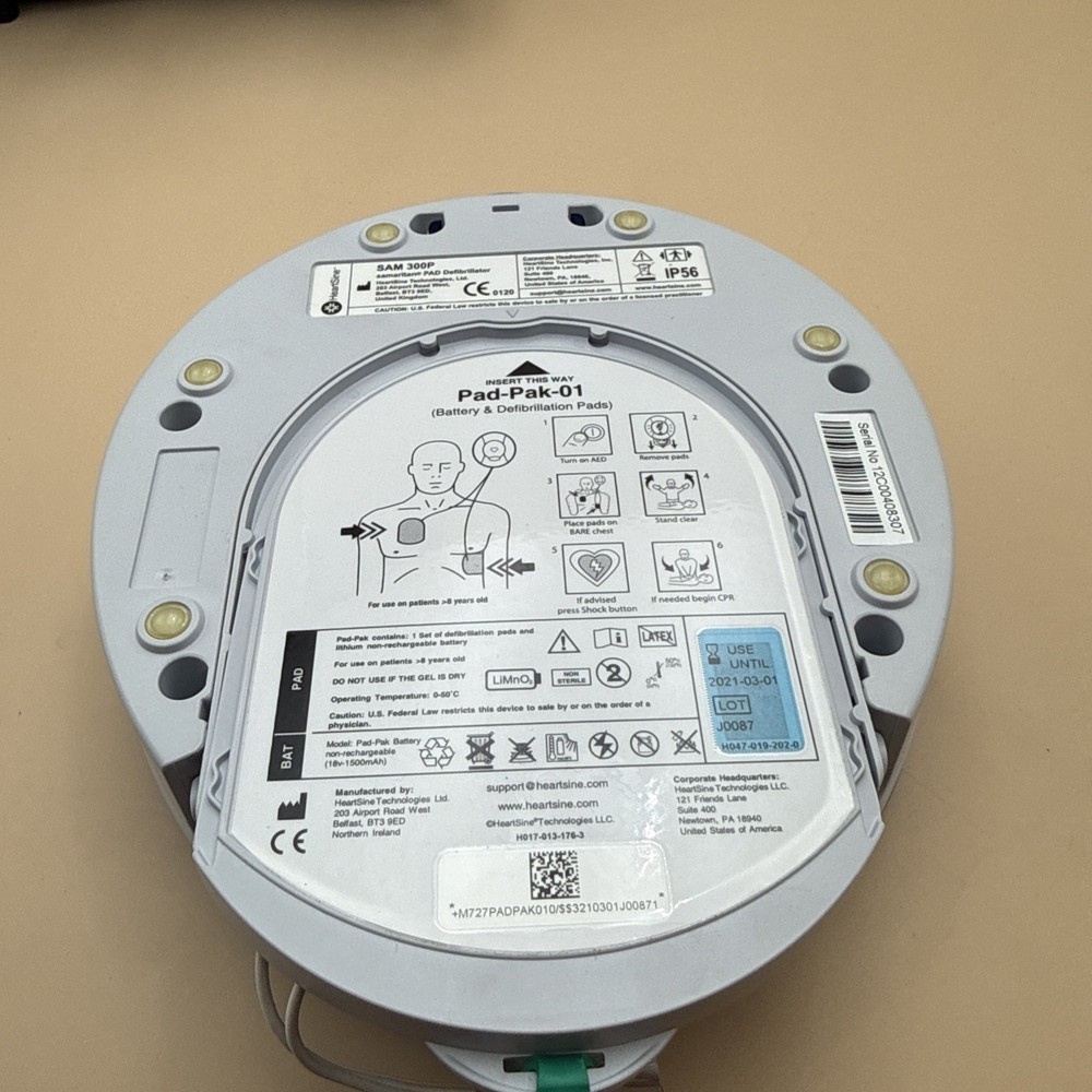 HeartSine SAM300P Samaritan PAD Tested Working
