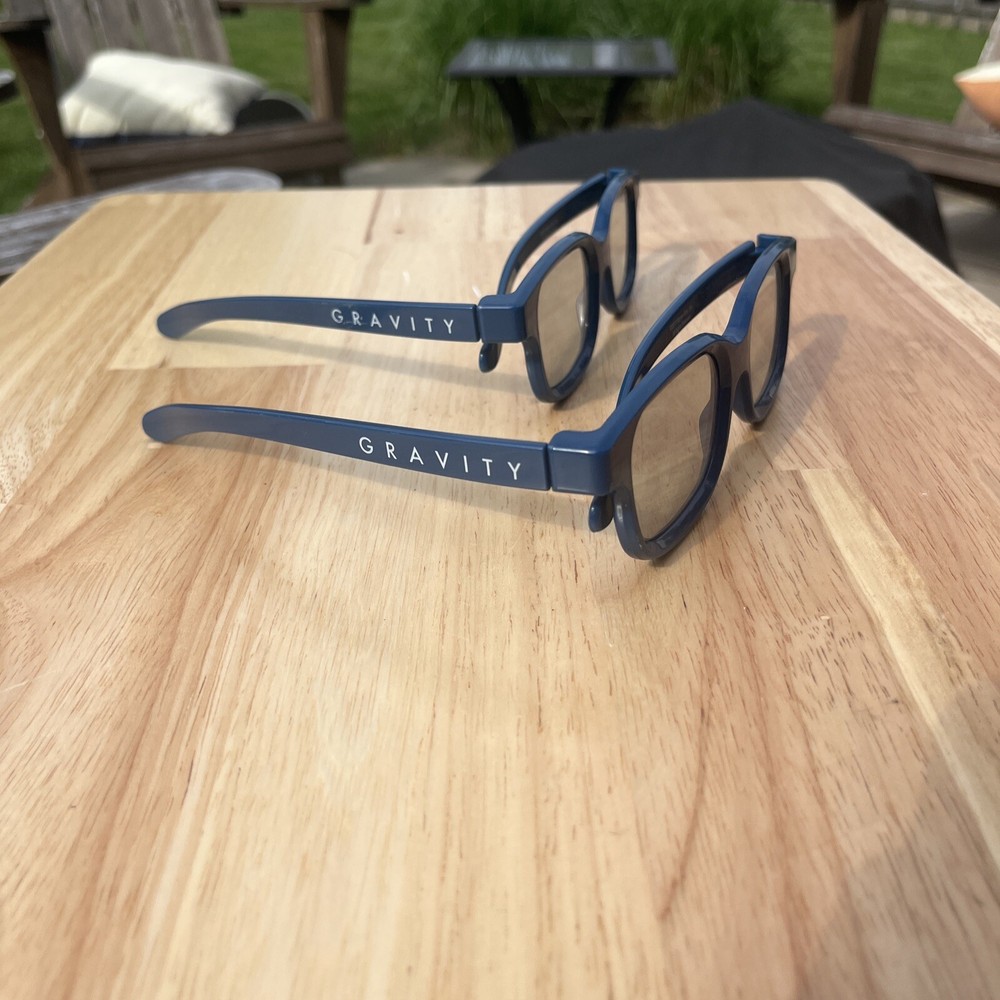 2 Gravity 3D Glasses Real D Authentic Glasses
