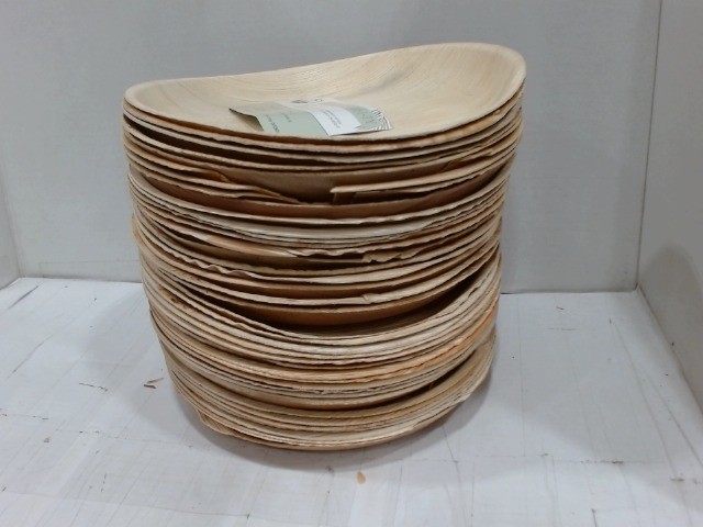 NewMissingBox - Palm Naki Round Plate, 40 Count, 10 in.