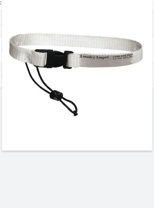 LL Laundry Loops White