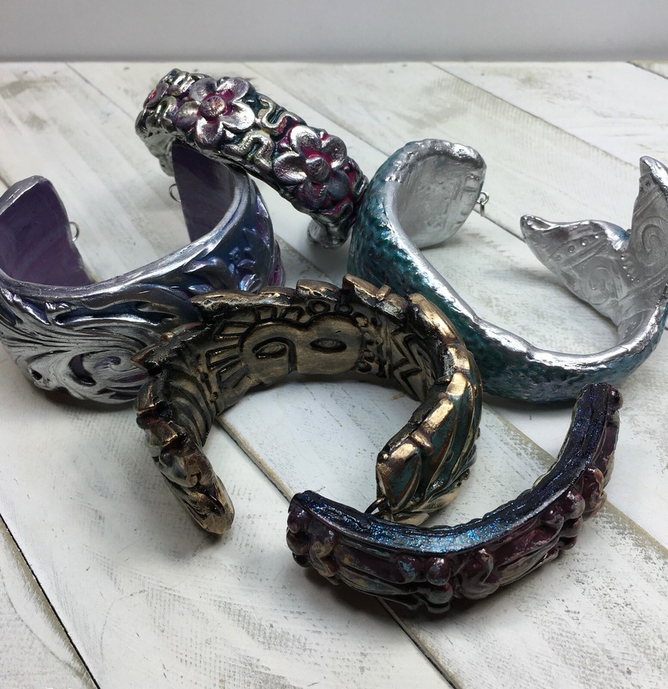 Artisan Polymer Clay Bracelet Bars
