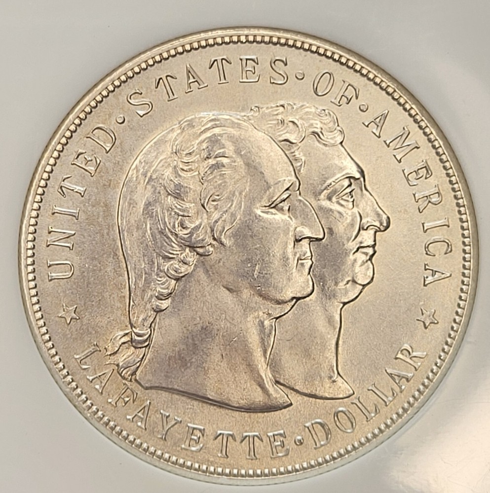 1900 $1 Lafayette Commemorative Silver Dollar MS 63 NGC Certified