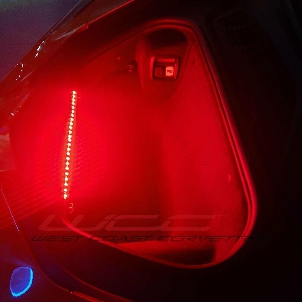 C8 Corvette Front and Rear Trunk LED Lighting Kit (Red)