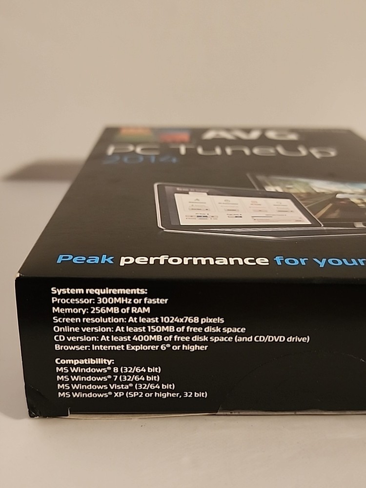AVG PC TUNEUP 2014 3PC/1 YEAR SOFTWARE