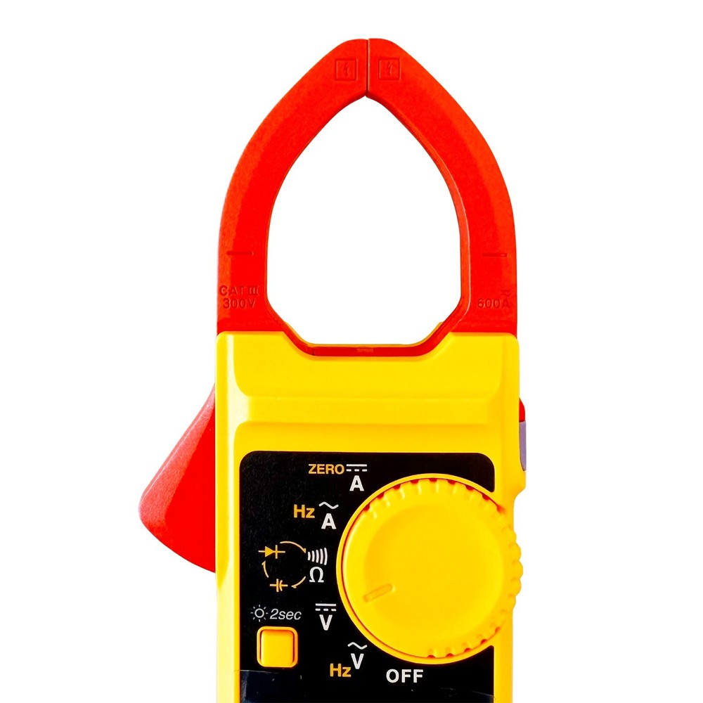 Fluke 301D AC/DC Clamp Meter 600A 600V Voltage Current Frequency Backlight