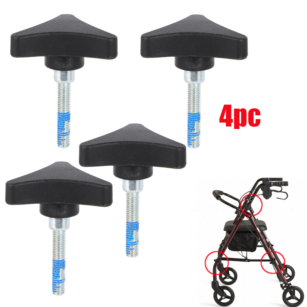 Steel Folding Rollator Walker Replacement parts Knobs WHEEL Assembly