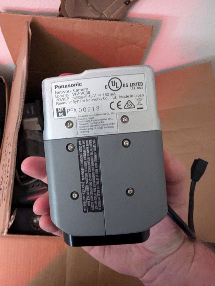 WV-VC30 Panasonic Arbitrator Full HD 360 *TESTED WORKING*