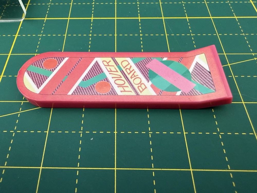 Neo Lev Back to the Future Part II Hoverboard w/ 8" HalfPipe Base Mint Condition