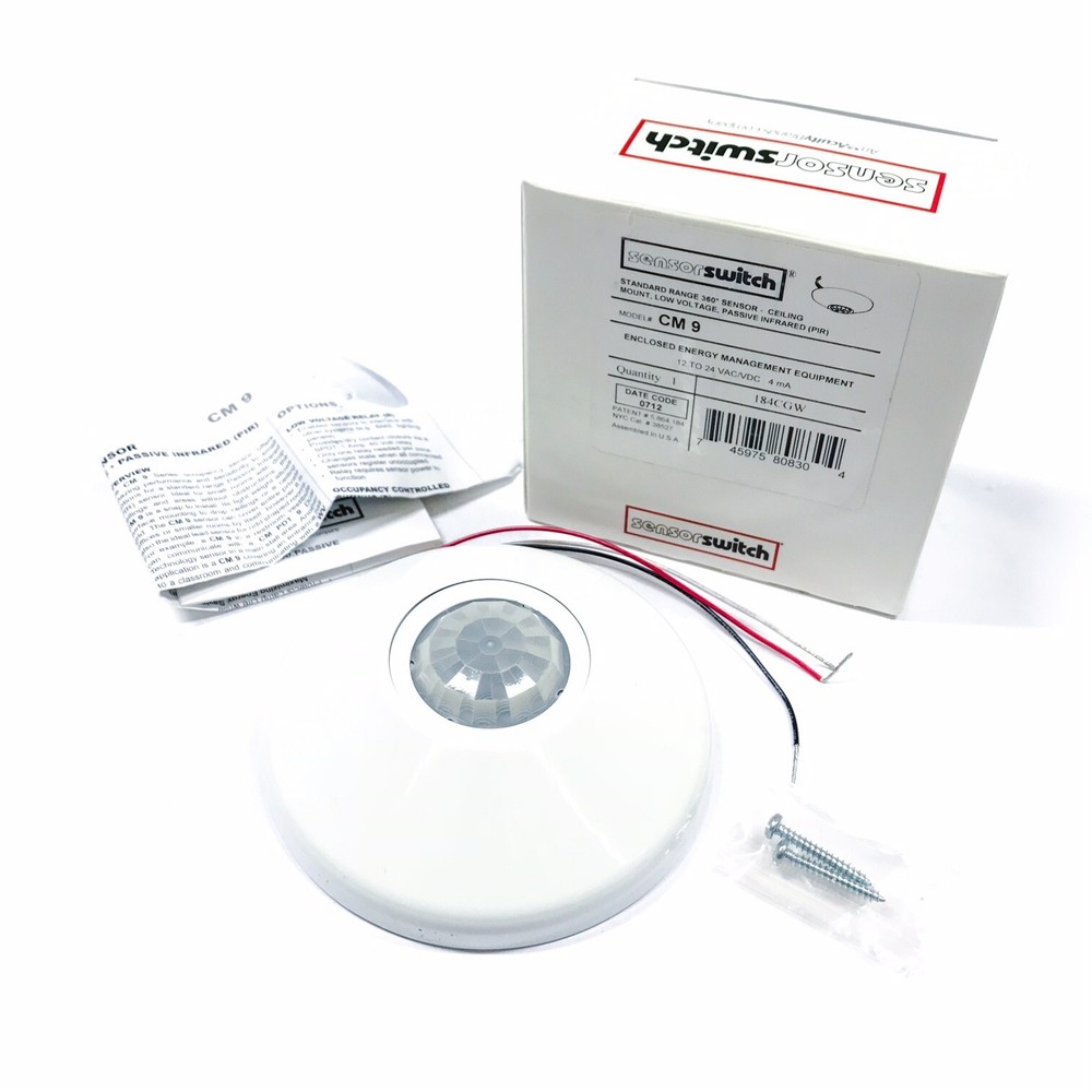 CM 9 Acuity Sensor Switch, Occupancy Sensor
