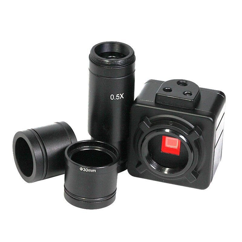 CMOS Camera HD 5MP USB Digital Electron Microscope Eyepiece W/C Mount Adapter