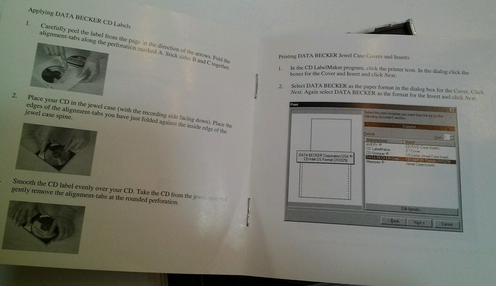 CD Labelmaker 1999 CD-ROM RARE VHTF Retro Tech
