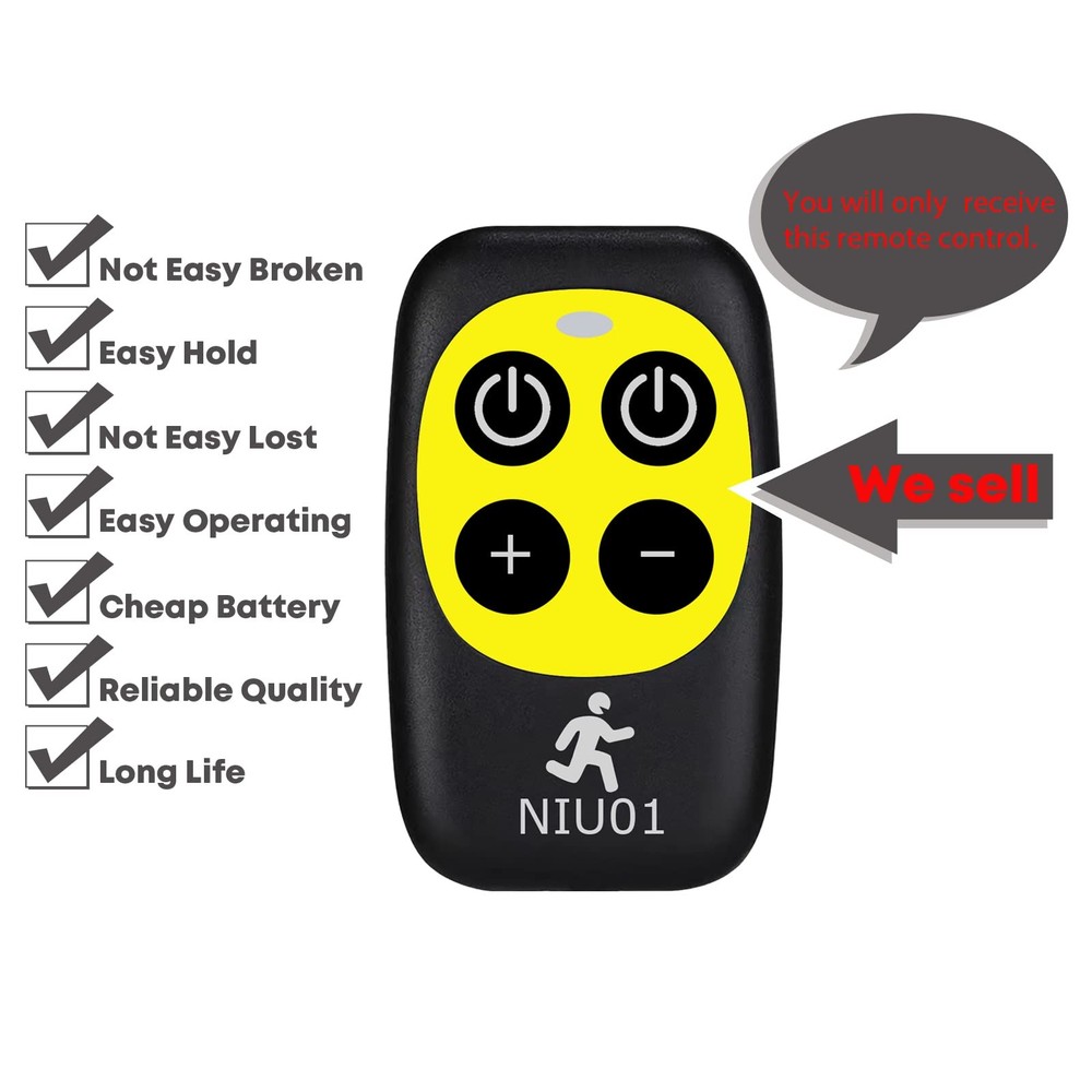 Replacement Remote Control for Specific Superfit Costway Treadmill Black