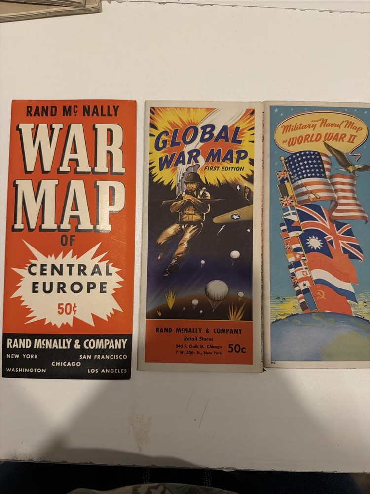 War Maps 1930s