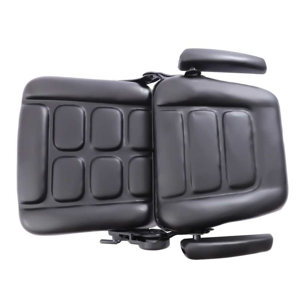 Forklift Seat With Armrest Foldable Tractor Seat With Adjustable Back Angle