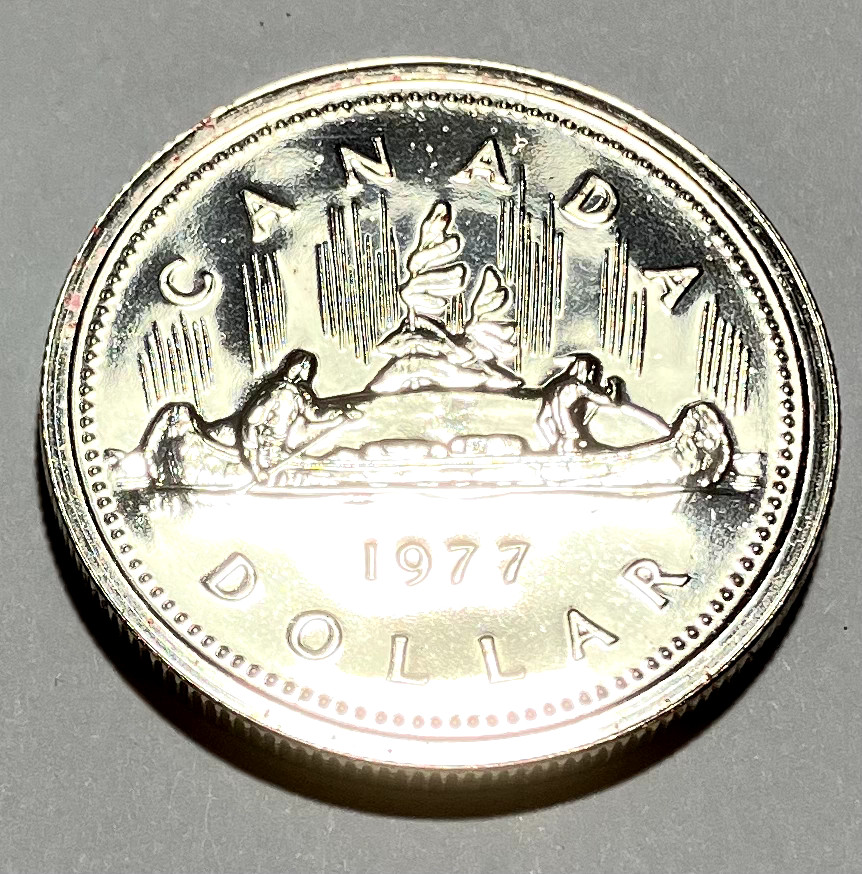 1977 Canada Nickel Dollar - PL64- Possible DDR