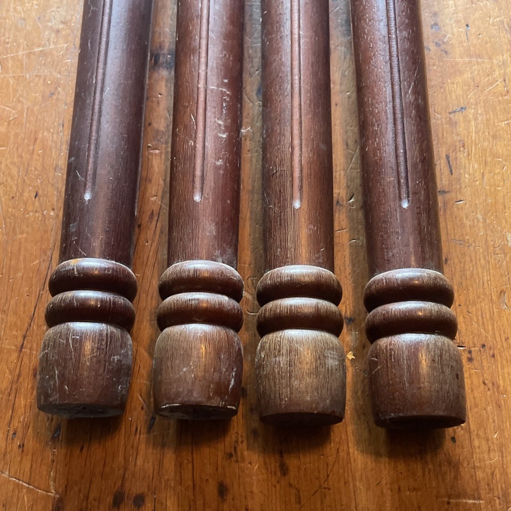 26” Vintage Table Legs Wood