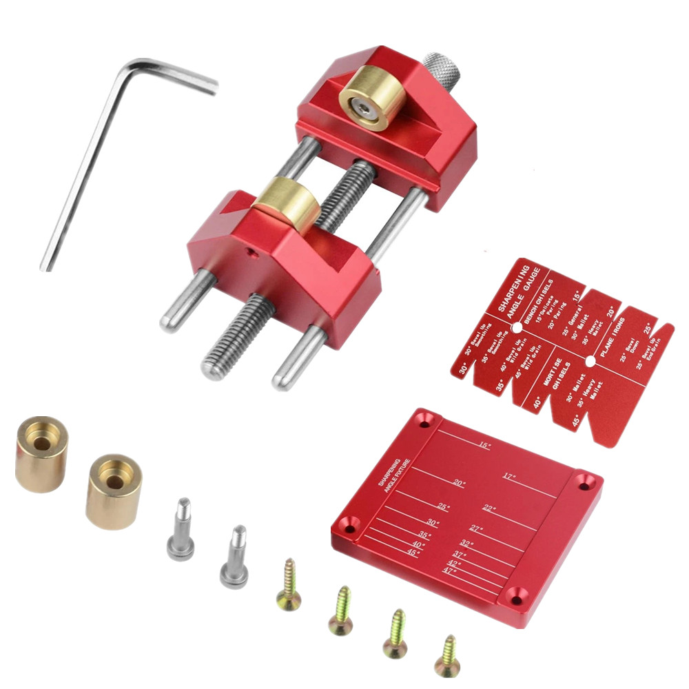 Precise Chisel Sharpening Jig Kit Honing Guide System for Woodworking Chisels⬅️