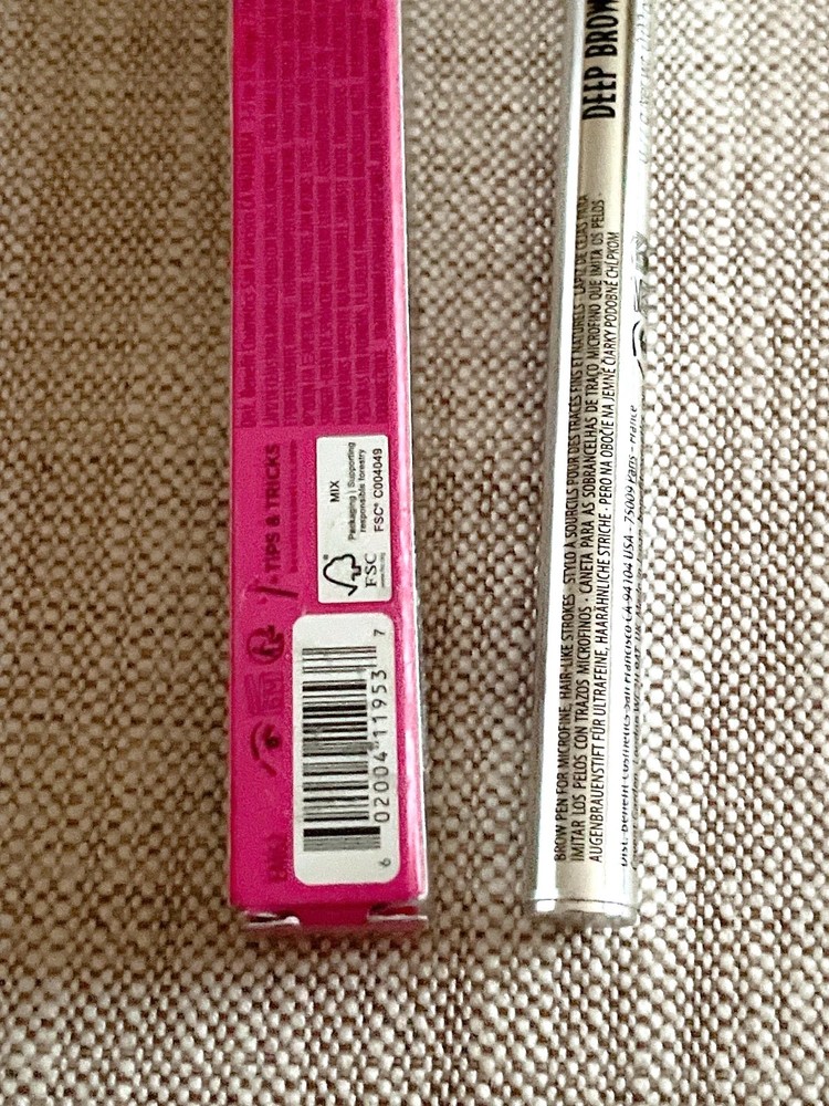Benefit Brow Microfilling Brow Pen, Blonde/Medium Brown /Deep Brown, Exp 07/2027