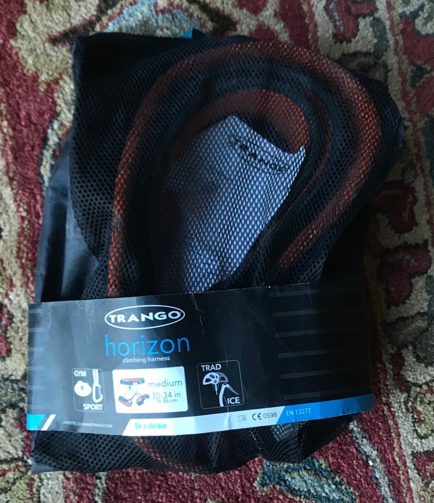 New & unused Trango Horizon size medium climbing harness