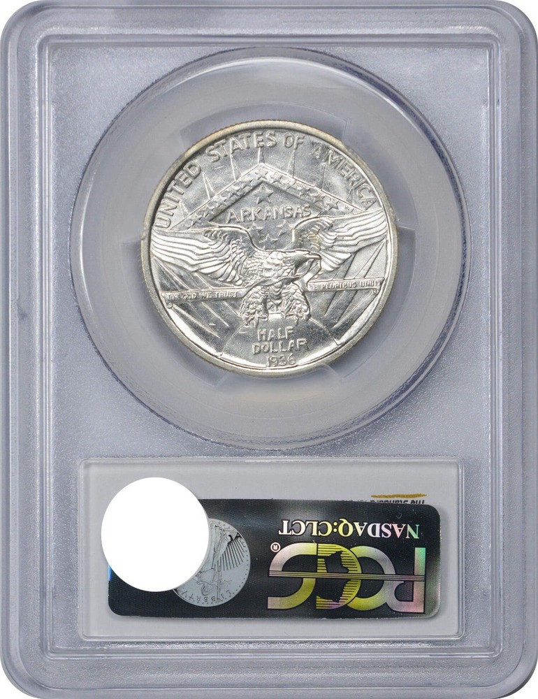 1936 Robinson Commemorative Silver Half MS64 PCGS