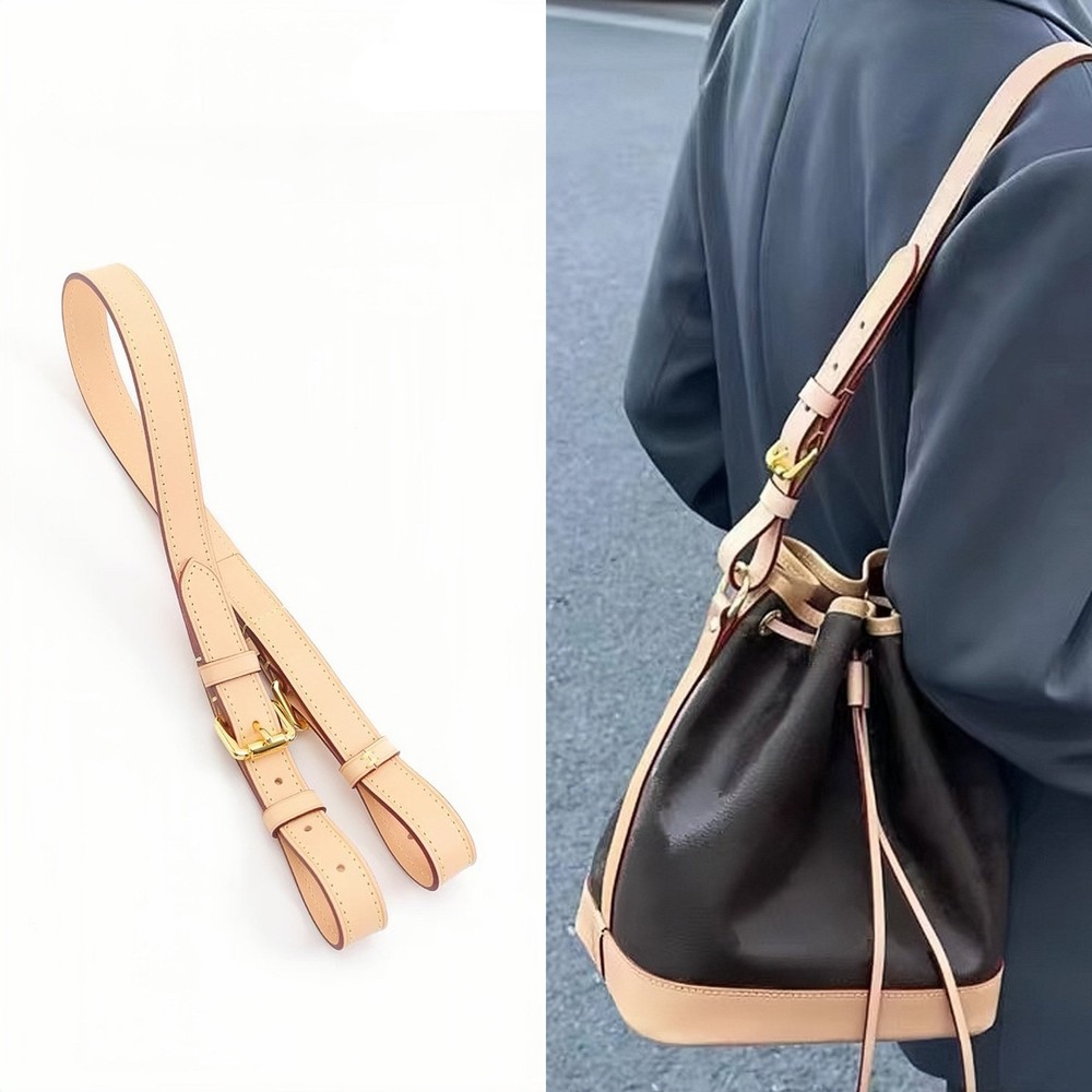 Adjustable Leather Straps - Natural and Honey Colors